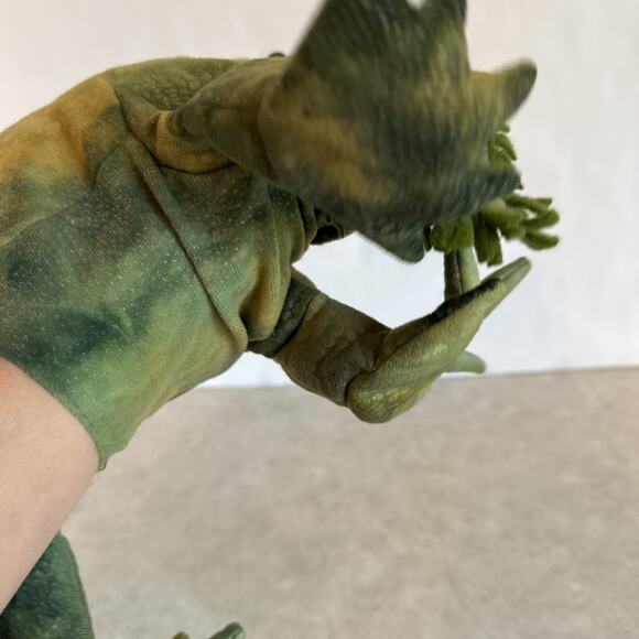 Folkmanis Green Iguana Lizard Puppet Plush 30" Realistic Stuffed Animal Toy Gift - Picture 15 of 16